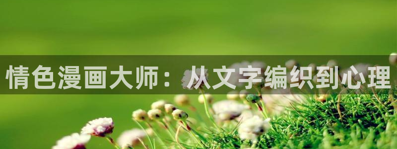 漫蛙最狂最火的漫画：情色漫画大师：从文字编织到心理